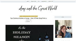 Desktop Screenshot of amyandthegreatworld.com